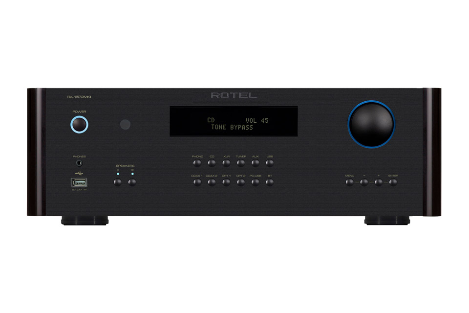 Rotel RA-1572 integrated amplifier, black