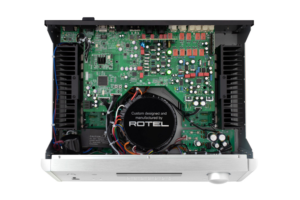 Rotel RA-1572 integrated amplifier, inside