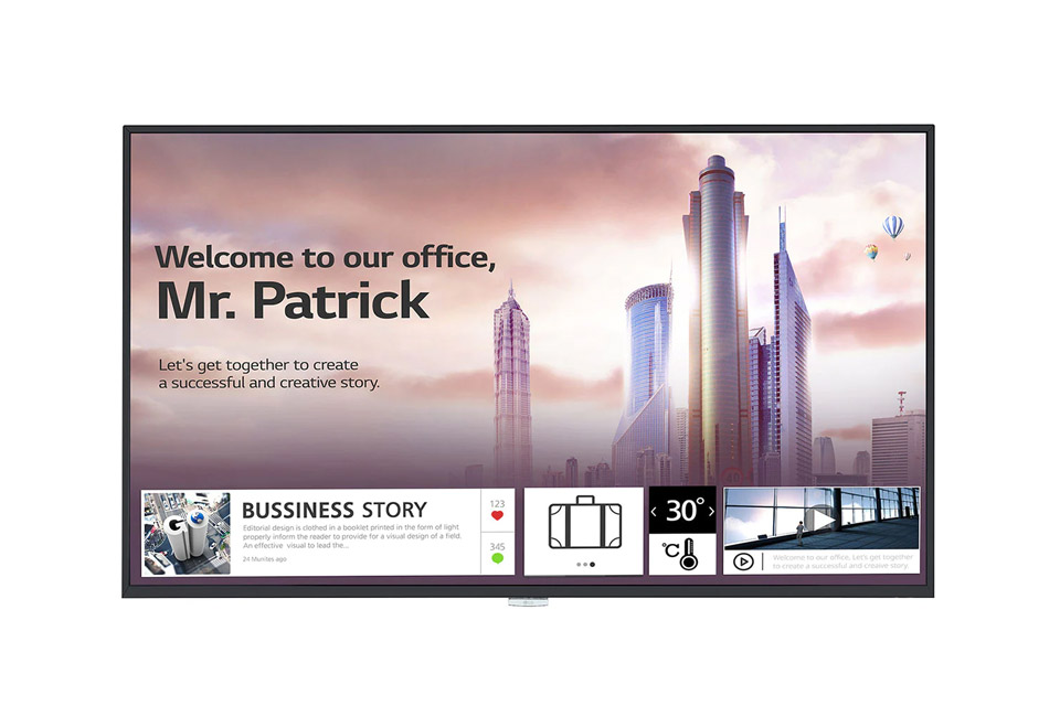 LG Pro LG UH5F 4K signage display