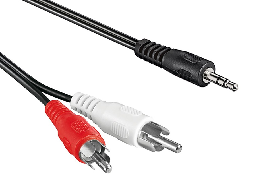 Stereo 3.5 mm. MiniJack - RCA audio cable