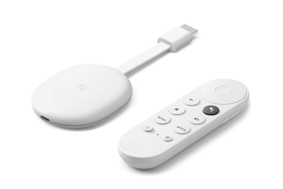 web Udsæt halvt Google Chromecast med Google TV 4K HDR