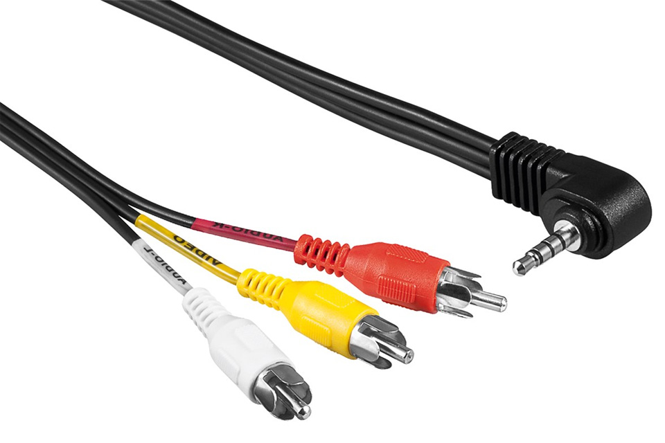 3.5 mm. MiniJack AV cable