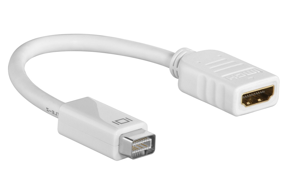 HDMI til Mini-DVI adapterkabel (HDMI hun -