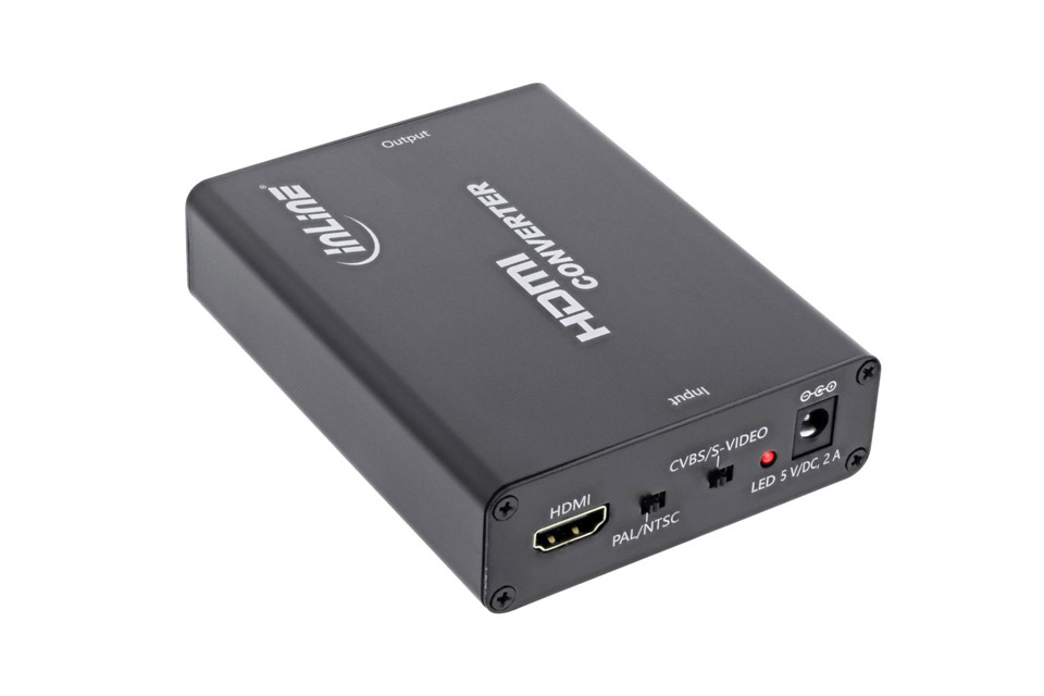 HDMI to composite and S-video converter - Front