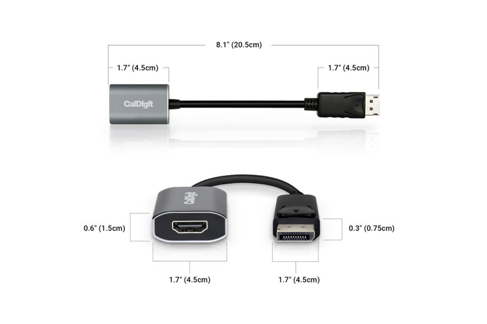 DisplayPort 1.2 to HDMI adapter