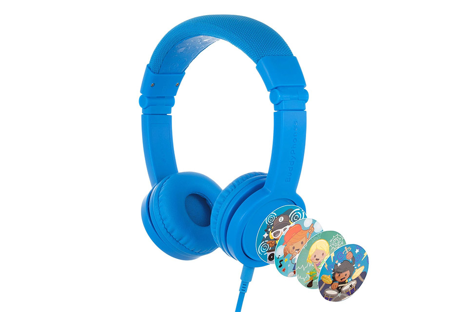 Buddy Phones Explore+ headphones, blue