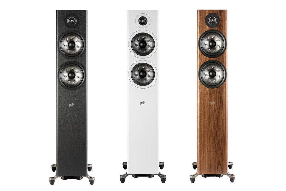 Polk Audio Reserve Series R600 Two-Way Floorstanding Speaker (Matte Black,  Single)
