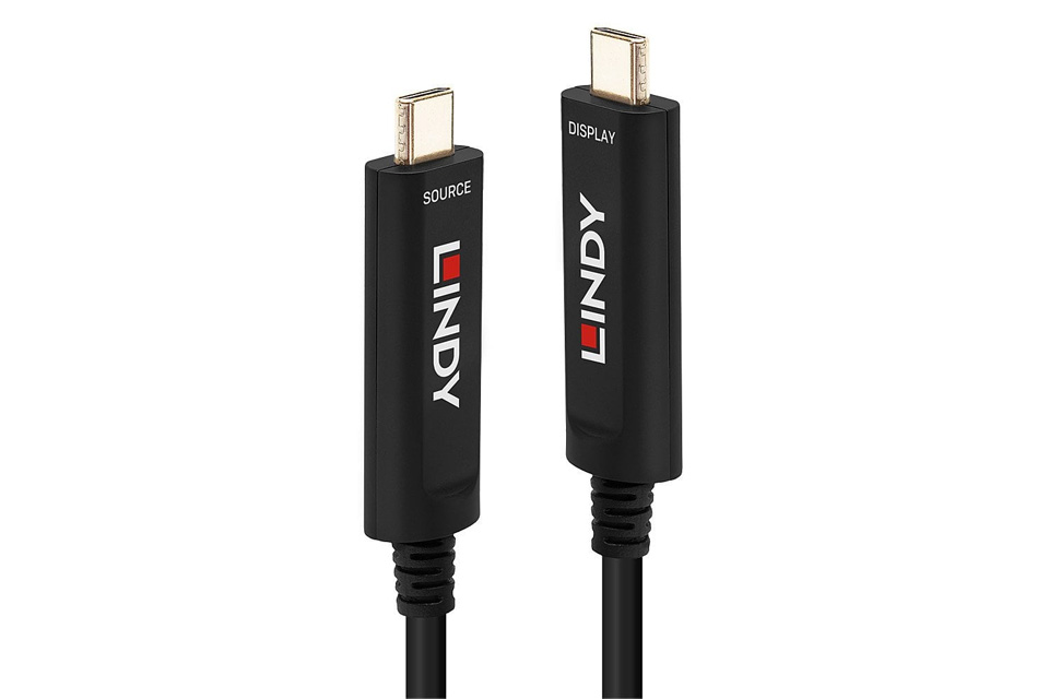 Lindy USB 3.2 Gen 2 Fiber optisk video kabel