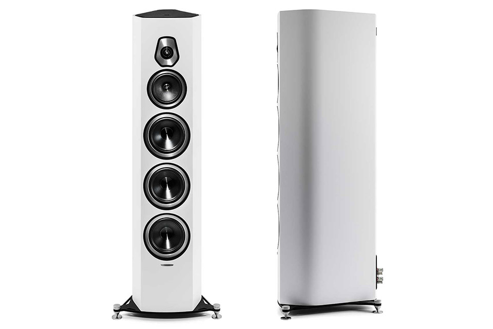Sonus faber Sonetto VIII floorstanding speakers - White