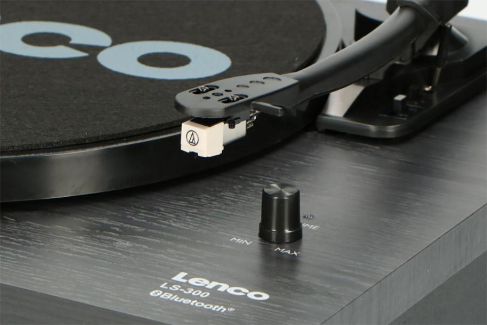 Lenco LS-300 turntable with separate speakers (15 Watt) -  Cartridge