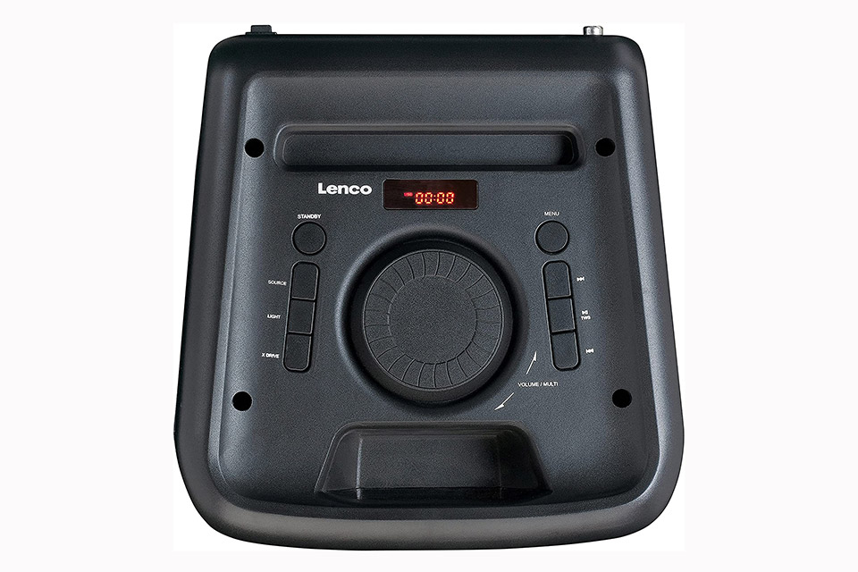 Lenco PA-200 party speaker - Top