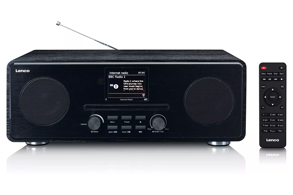 Lenco DIR-260BK CD-player with internet, FM/DAB+ radio and Bluetooth
