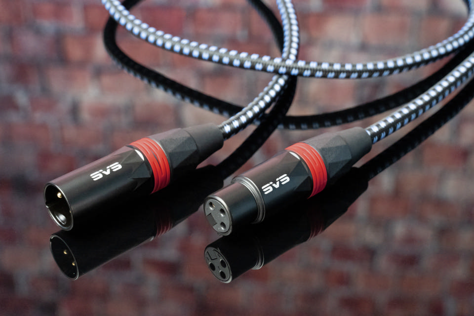 SVS SoundPath balanced audio cable (1x XLR male - female), red - Lifestyle