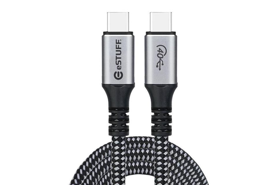 eSTUFF USB4 Gen 3x2 40 Gbps kabel