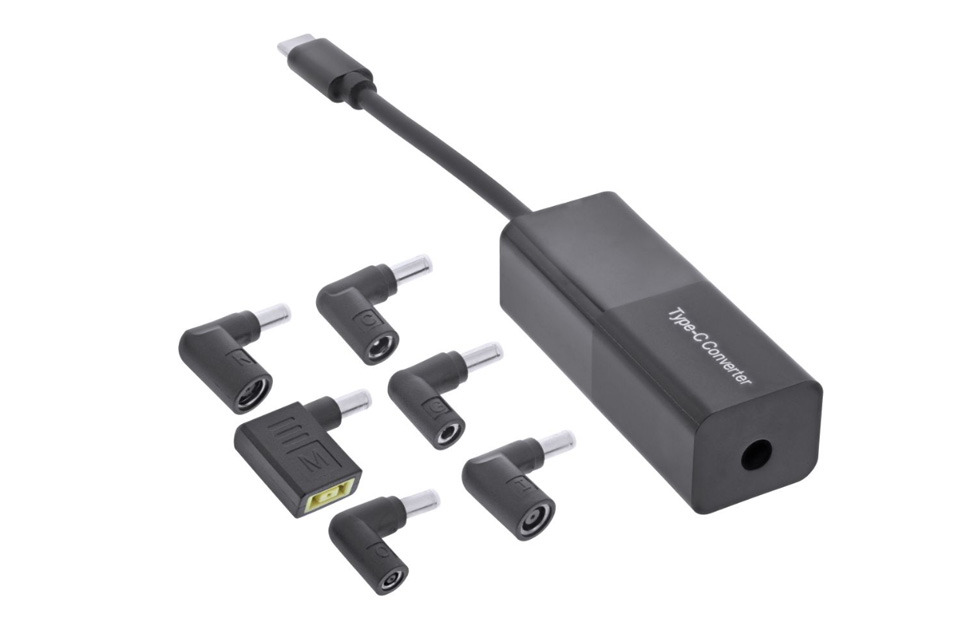 InLine Strømforsyning adapter til USB-C, 65W, with plugs