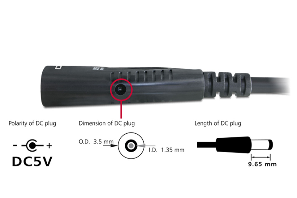 USB 3.2 Gen 1 forlænger/ booster kabel, specs
