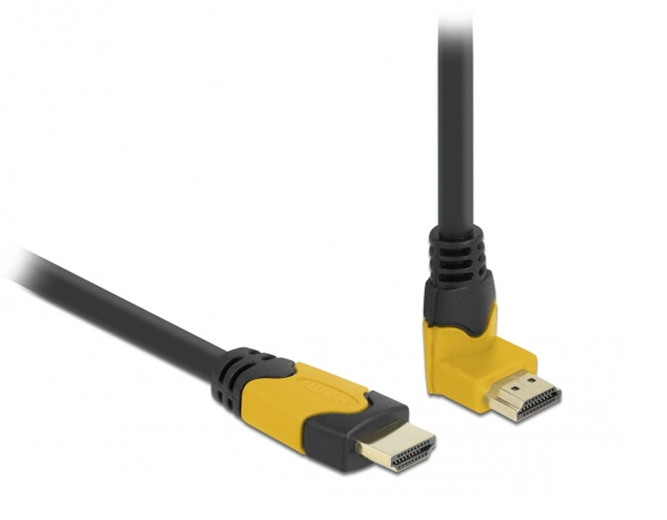 DeLock HDMI 2.1 kabel med 270 graders vinkel stik