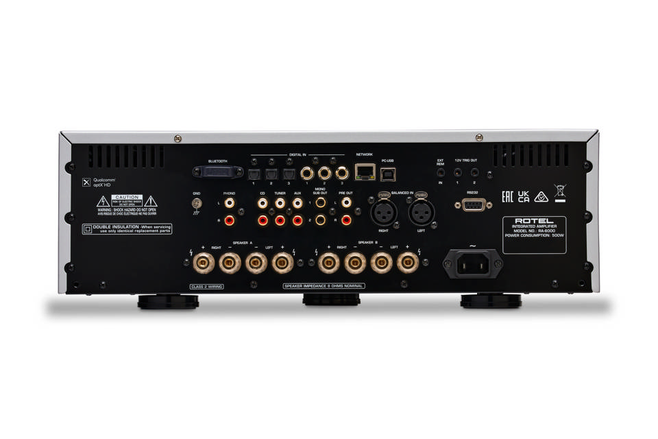 Rotel RA-6000 Integrated Stereo Amplifier - Black back