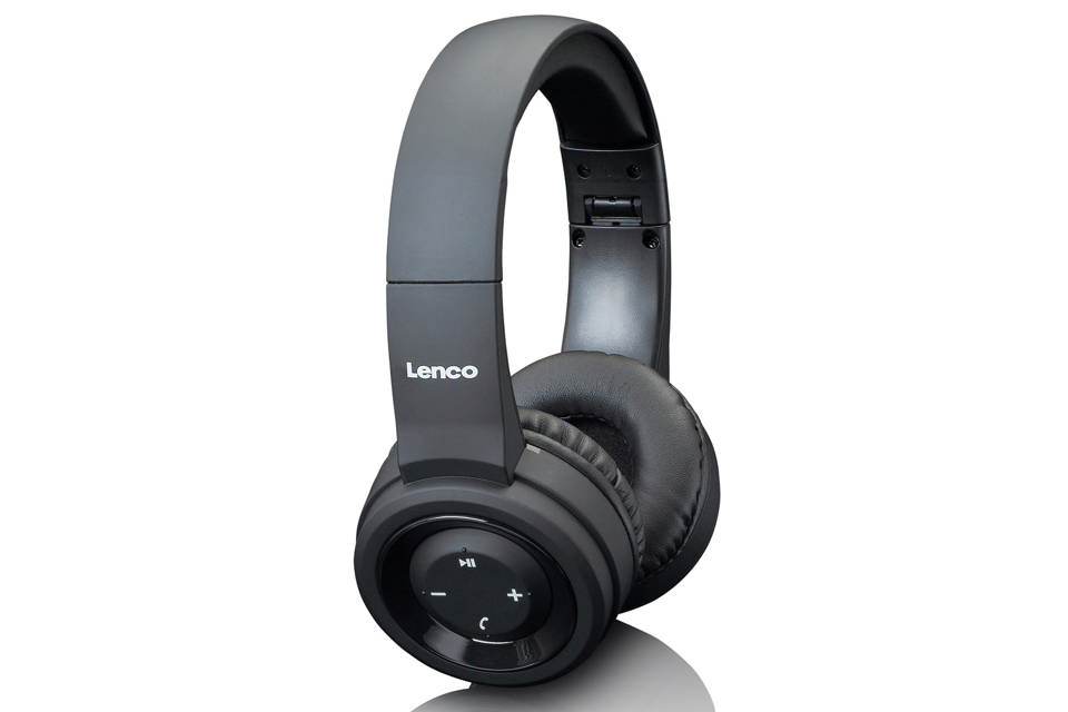 Lenco HPB-330 Bluetooth headphones - Black