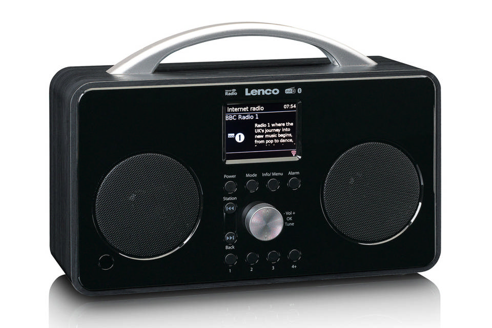 analog dyr overtale Lenco PIR-645BK internet radio with FM/DAB+