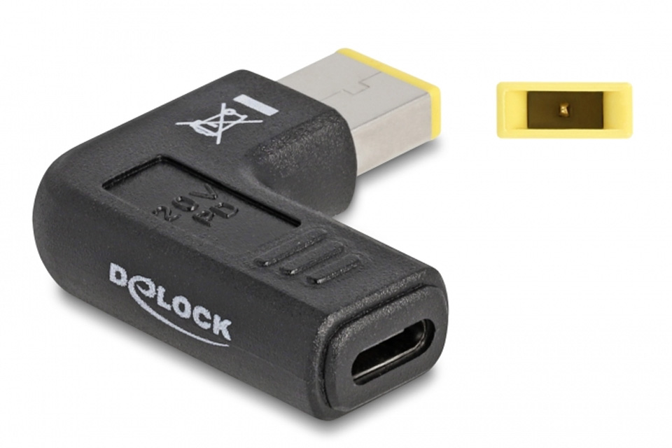 DeLOCK USB-C til bærbar oplader adapter, Lenovo