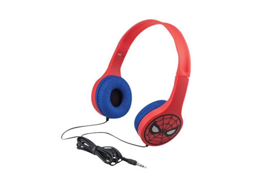 Tech2Go headphones with Spiderman