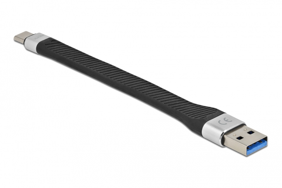 DeLOCK USB 3.2 Gen 1 USB-A til USB-C fladt kabel