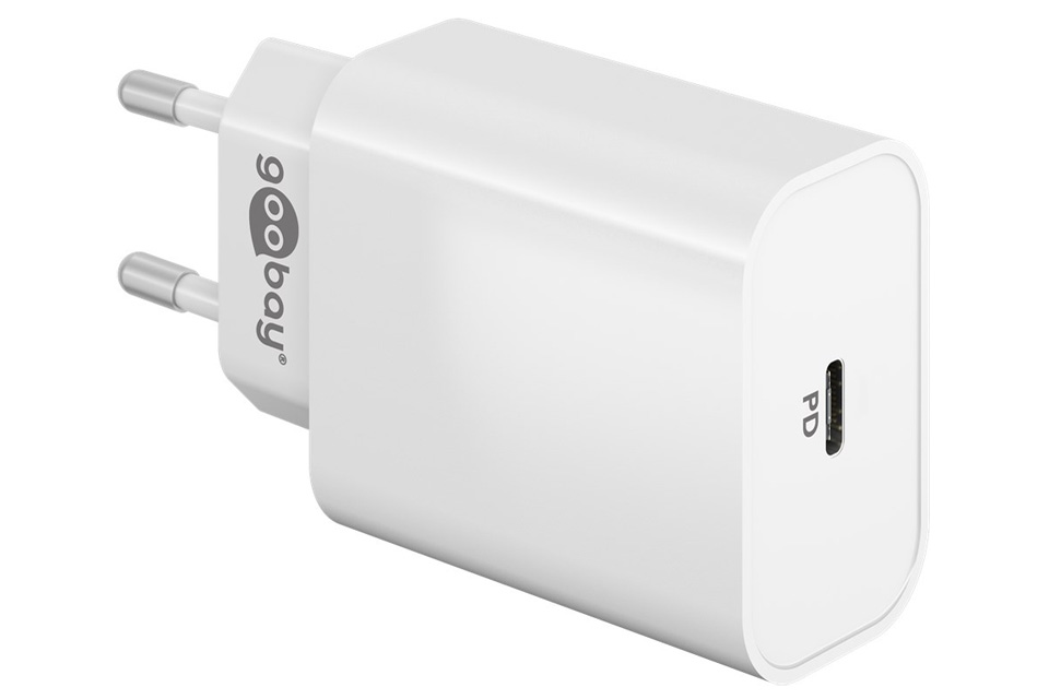 USB-C oplader med Power Delivery, 45W, white