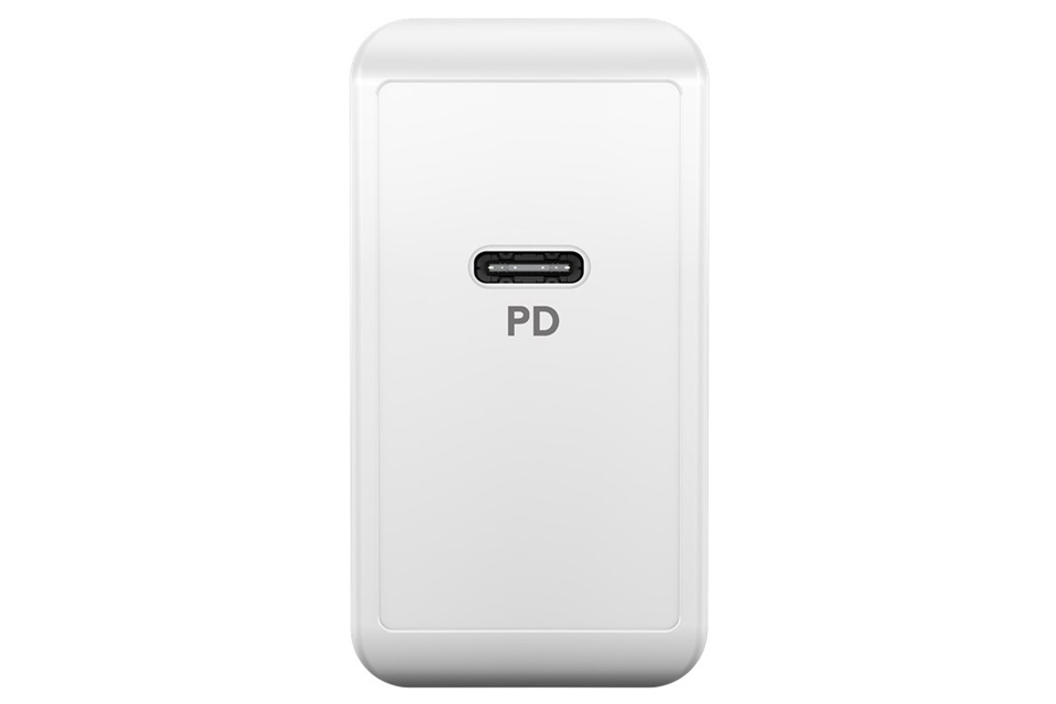 USB-C oplader med Power Delivery, 65W, hvid