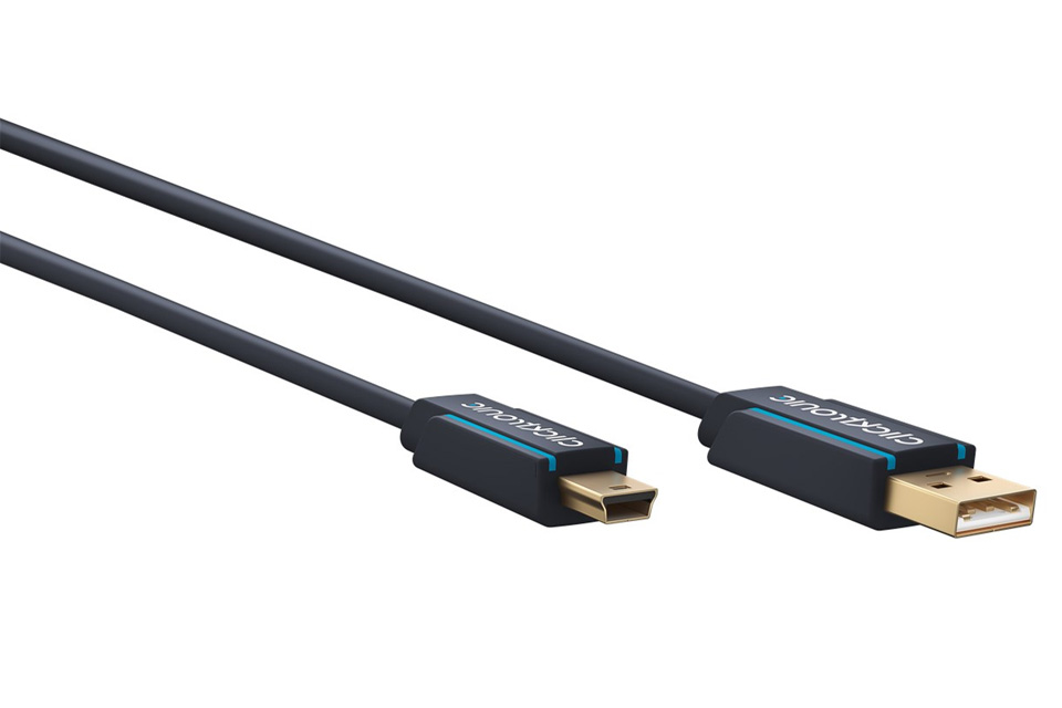 ekspertise Mirakuløs identifikation Clicktronic Mini USB 2.0 cable (USB A – Mini B/5p)
