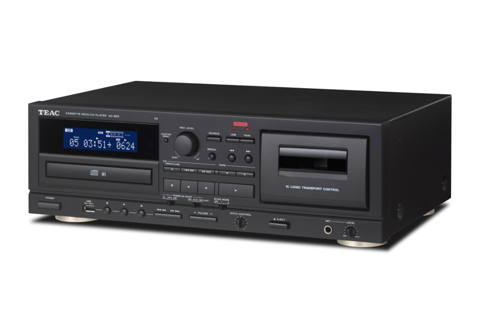portable cd cassette player combination