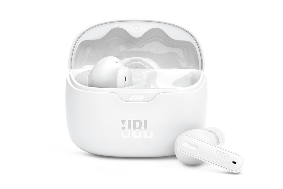 JBL Tune Beam earphones, white