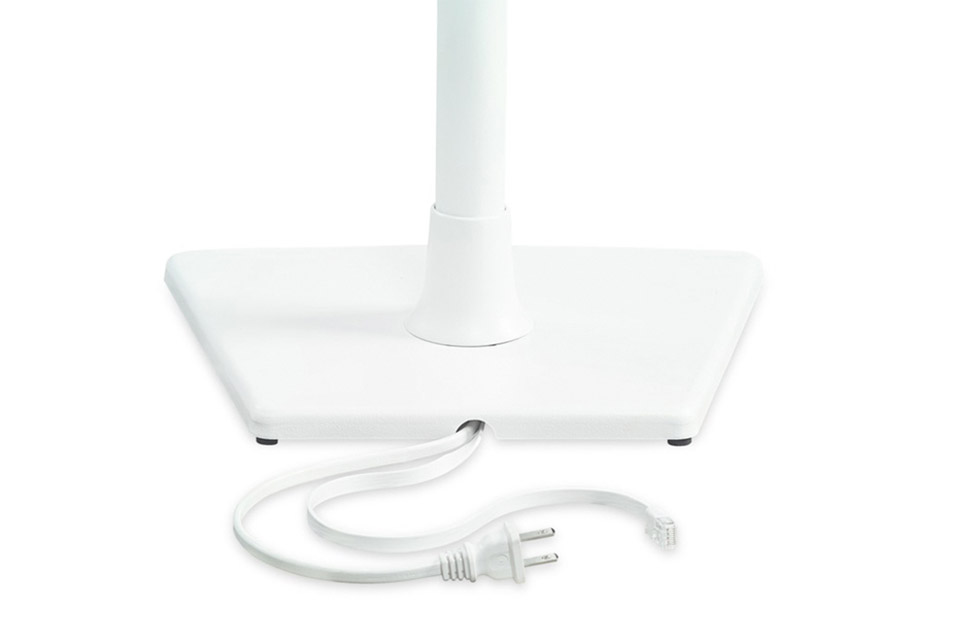 SIGN Supporti Da Pavimento Per Sonos One/One SL/Play:1 – Altezza Regolabile 70-127 Cm, Bianco (Confezione Da 2)