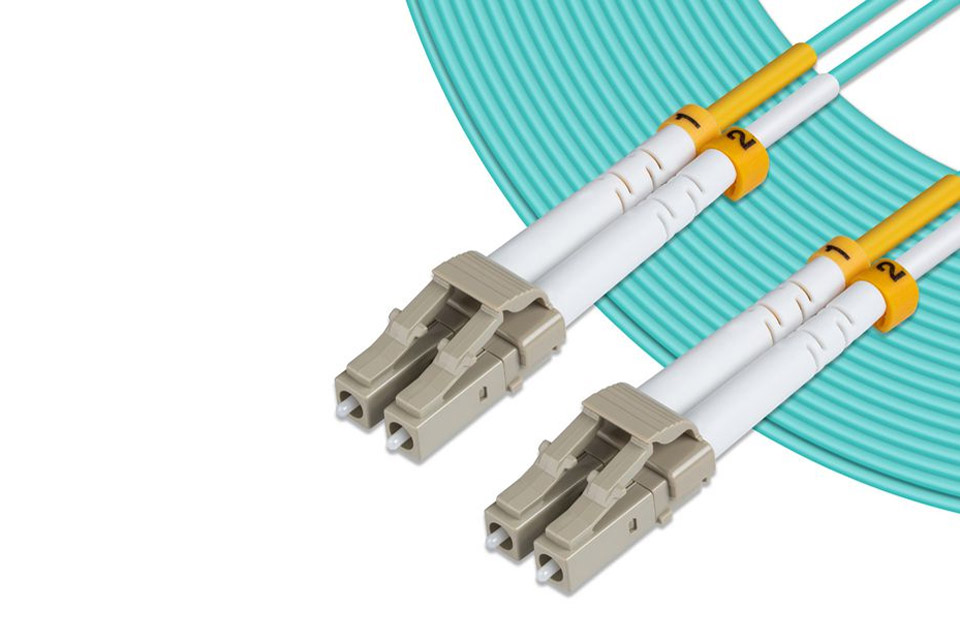 10Gtek 10G OM3 LC To LC Fiber Optic Patch Cable - Multimode Duplex UPC - Any Length 0.2 To 100m