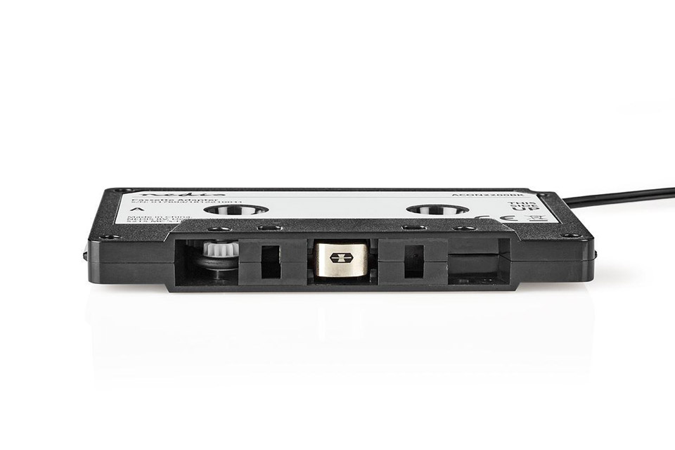 Minijack to cassette tape adapter