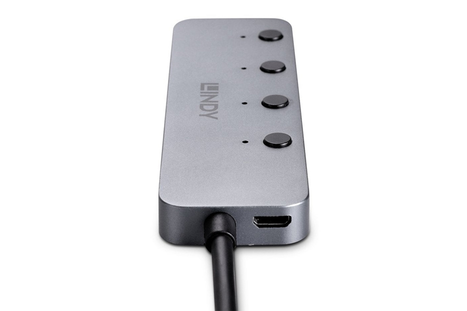 Lindy 43324 hub & concentrateur USB 3.2 Gen 1 (3.1 Gen 1) Type-A