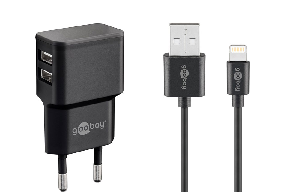 Câble 1M Lightning/USB pour iPhone, iPad et iPod - Tél Solution