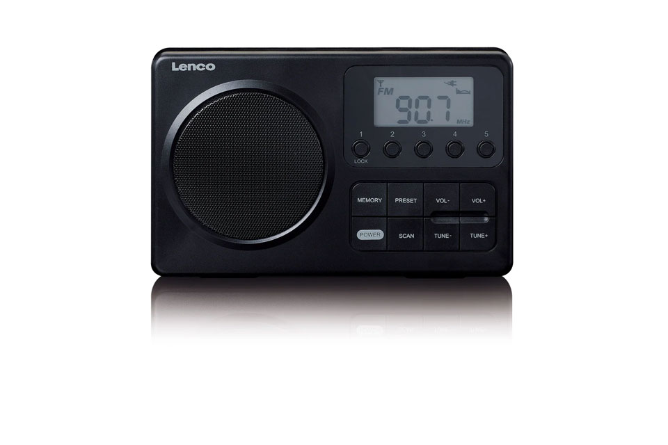 Lenco MPR-035BK Mono FM radio