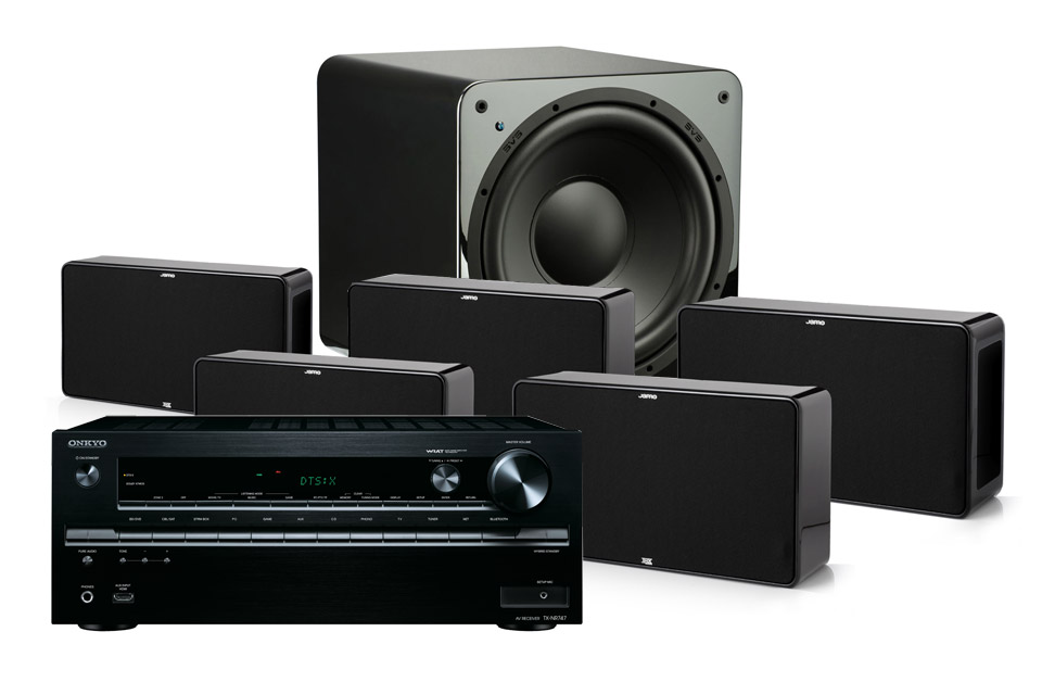 Jamo D500 Onkyo surround system