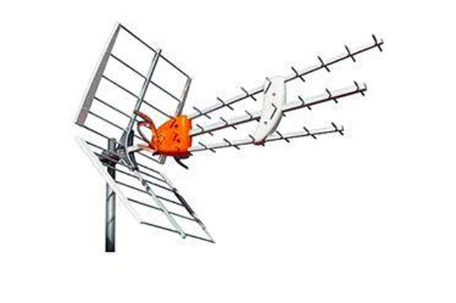 Televes DAT-HD 790 LTE udendørs UHF/DVB-T Antenne, 45 elementer, passiv ...