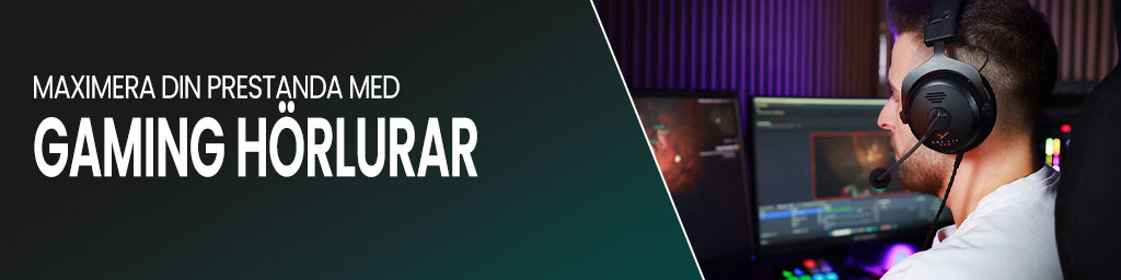 Spelhörlurar banner