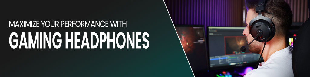 Gaming headphones banner