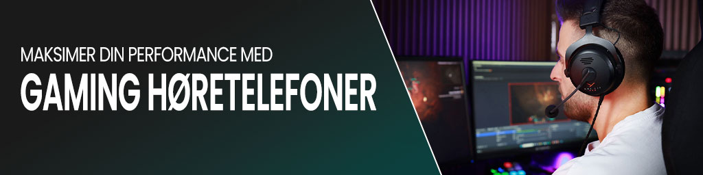 Gaming høretelefoner banner