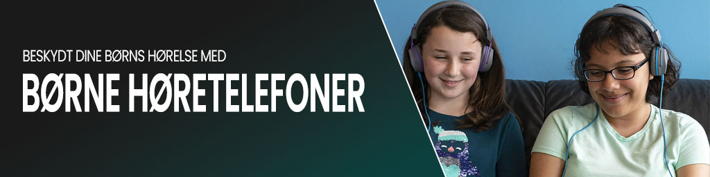 Trådløse høretelefoner til børn banner