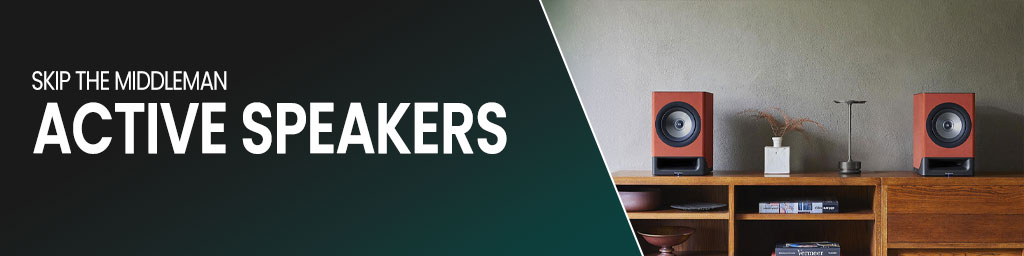 Active loudspeaker banner