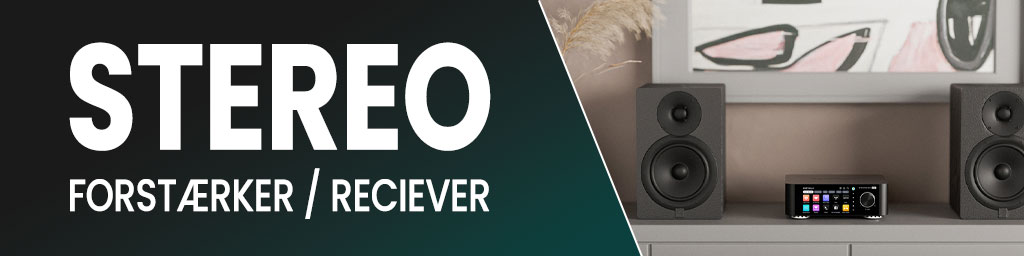 Stereo forstærker / receiver banner