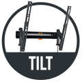 Fladt vip-bart TV beslag icon