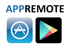 App remote for tablet or smartphone