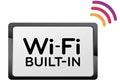 Wi-Fi wireless LAN build-in