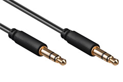 3,5 mm. MiniJack stereo kabel